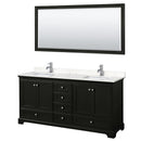 Deborah 72" Free Standing Double Basin Vanity Set with Cultured Marble Vanity Top and Framed Mirror - image 21