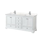 Deborah 72" Free Standing Double Basin Vanity Set with Cultured Marble Vanity Top - image 9