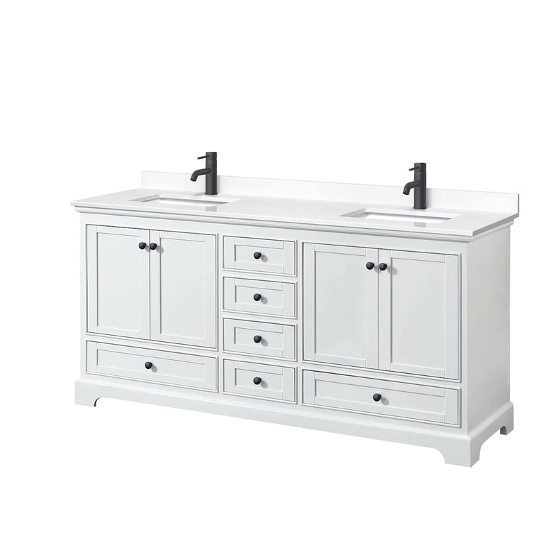 Deborah 72" Free Standing Double Basin Vanity Set with Cultured Marble Vanity Top - image 12