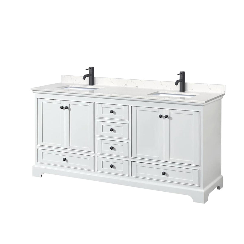 Deborah 72" Free Standing Double Basin Vanity Set with Cultured Marble Vanity Top - image 13