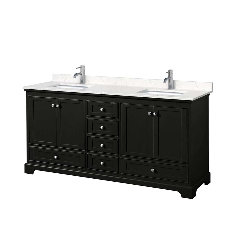Deborah 72" Free Standing Double Basin Vanity Set with Cultured Marble Vanity Top - image 18