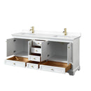 Deborah 72" Free Standing Double Basin Vanity Set with Cultured Marble Vanity Top - image 21
