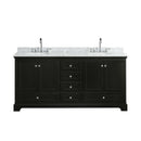 Deborah 72" Free Standing Double Vanity Set with Wood Cabinet and Marble Vanity Top - image 11