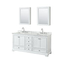 Deborah 72" Free Standing Double Vanity Set with Wood Cabinet, Marble Vanity Top, and Medicine Cabinet - image 9