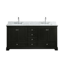 Deborah 72" Free Standing Double Vanity Set with Wood Cabinet and Marble Vanity Top - image 11