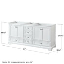 Deborah 71" Double Free Standing Wood Vanity Cabinet Only - Less Vanity Top - image 7