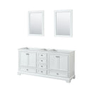 Deborah 71" Double Free Standing Wood Vanity Cabinet - Less Vanity Top - image 1