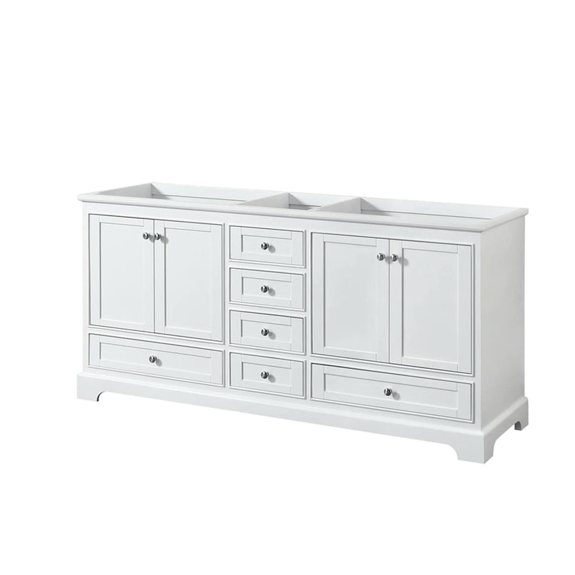 Deborah 71" Double Free Standing Wood Vanity Cabinet Only - Less Vanity Top - image 1