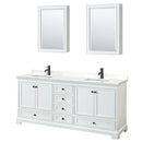 Deborah 80" Free Standing Double Basin Vanity Set with Cabinet, Quartz Vanity Top, and Medicine Cabinet - image 17