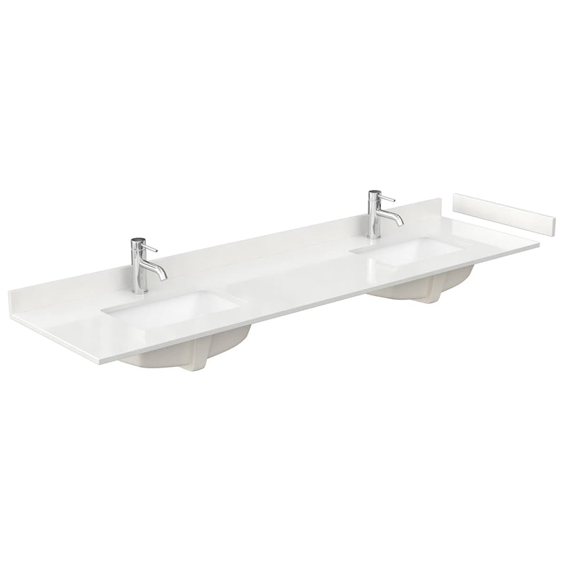 Deborah 80" Free Standing Double Basin Vanity Set with Cabinet and Quartz Vanity Top - image 8