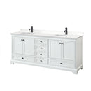 Deborah 80" Free Standing Double Basin Vanity Set with Cabinet and Quartz Vanity Top - image 14
