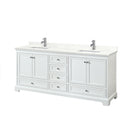 Deborah 80" Free Standing Double Basin Vanity Set with Cabinet and Quartz Vanity Top - image 17
