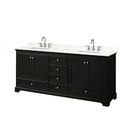 Deborah 80" Free Standing Double Basin Vanity Set with Cabinet and Quartz Vanity Top - image 2