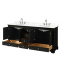Deborah 80" Free Standing Double Basin Vanity Set with Cabinet and Quartz Vanity Top - image 3