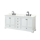Deborah 80" Free Standing Double Basin Vanity Set with Cabinet and Quartz Vanity Top - image 13
