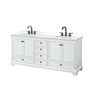 Deborah 80" Free Standing Double Basin Vanity Set with Cabinet and Quartz Vanity Top - image 14
