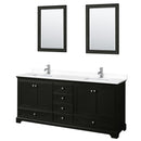 Deborah 80" Free Standing Double Basin Vanity Set with Cultured Marble Vanity Top and Framed Mirror - image 19