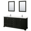 Deborah 80" Free Standing Double Basin Vanity Set with Cultured Marble Vanity Top and Framed Mirror - image 20