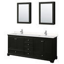 Deborah 80" Free Standing Double Basin Vanity Set with Cultured Marble Vanity Top and Framed Mirror - image 21