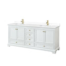 Deborah 80" Free Standing Double Basin Vanity Set with Cultured Marble Vanity Top - image 10