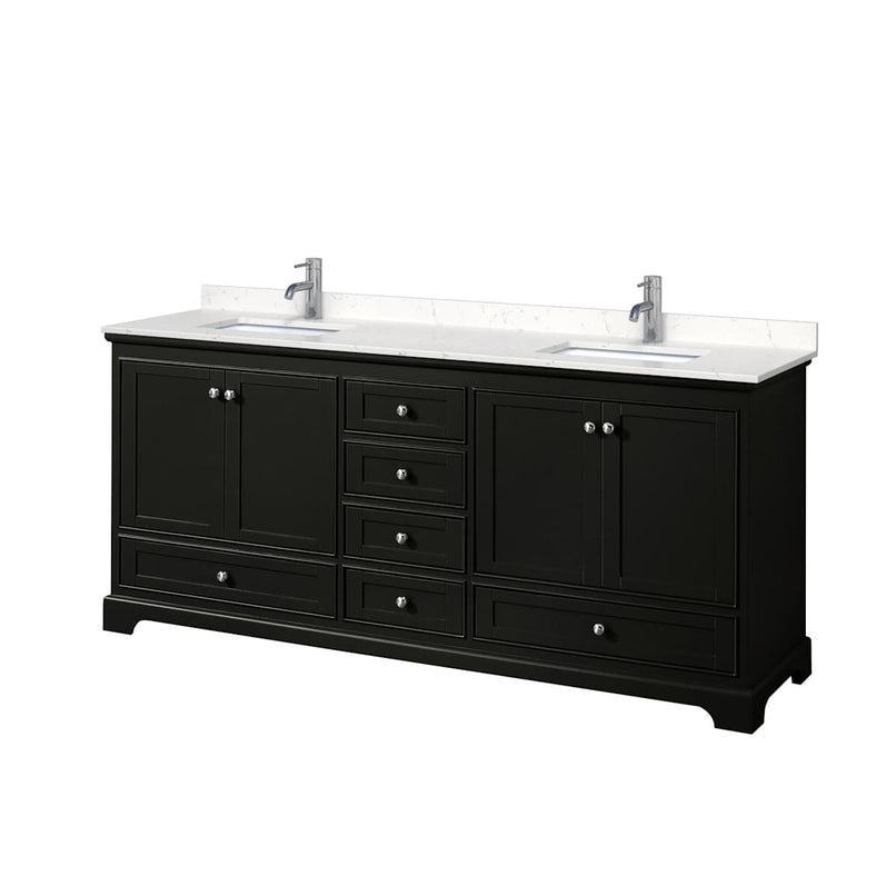 Deborah 80" Free Standing Double Basin Vanity Set with Cultured Marble Vanity Top - image 18