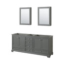 Deborah 79" Double Free Standing Wood Vanity Cabinet - Less Vanity Top - image 1
