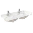 Avery 48" Free Standing Double Basin Vanity Set with Cabinet, Quartz Vanity Top, and Framed Mirror - image 5