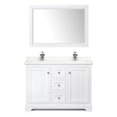 Avery 48" Free Standing Double Basin Vanity Set with Cabinet, Quartz Vanity Top, and Framed Mirror - image 21