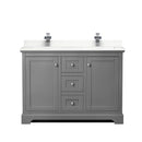 Avery 48" Free Standing Double Basin Vanity Set with Cabinet and Quartz Vanity Top - image 12