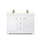 Avery 48" Free Standing Double Basin Vanity Set with Cabinet and Quartz Vanity Top - image 17