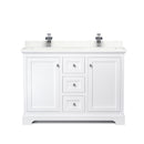 Avery 48" Free Standing Double Basin Vanity Set with Cabinet and Quartz Vanity Top - image 18