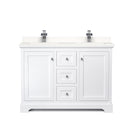 Avery 48" Free Standing Double Basin Vanity Set with Cabinet and Quartz Vanity Top - image 19