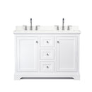 Avery 48" Free Standing Double Basin Vanity Set with Cabinet and Quartz Vanity Top - image 18