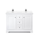 Avery 48" Free Standing Double Basin Vanity Set with Cabinet and Cultured Marble Vanity Top - image 7