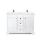 Avery 48" Free Standing Double Basin Vanity Set with Cabinet and Cultured Marble Vanity Top - image 9