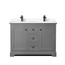 Avery 48" Free Standing Double Basin Vanity Set with Cabinet and Cultured Marble Vanity Top - image 15