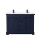 Avery 48" Free Standing Double Basin Vanity Set with Cabinet and Cultured Marble Vanity Top - image 20