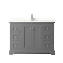Avery 48" Free Standing Single Basin Vanity Set with Cabinet and Quartz Vanity Top - image 15