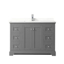 Avery 48" Free Standing Single Basin Vanity Set with Cabinet and Quartz Vanity Top - image 16