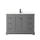 Avery 48" Free Standing Single Basin Vanity Set with Cabinet and Quartz Vanity Top - image 18