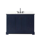 Avery 48" Free Standing Single Basin Vanity Set with Cabinet and Quartz Vanity Top - image 2
