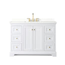 Avery 48" Free Standing Single Basin Vanity Set with Cabinet and Quartz Vanity Top - image 12