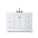 Avery 48" Free Standing Single Basin Vanity Set with Cabinet and Quartz Vanity Top - image 13