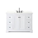 Avery 48" Free Standing Single Basin Vanity Set with Cabinet and Quartz Vanity Top - image 14
