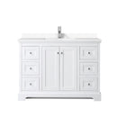 Avery 48" Free Standing Single Basin Vanity Set with Cabinet and Cultured Marble Vanity Top - image 8