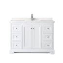 Avery 48" Free Standing Single Basin Vanity Set with Cabinet and Cultured Marble Vanity Top - image 9
