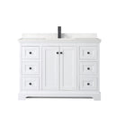 Avery 48" Free Standing Single Basin Vanity Set with Cabinet and Cultured Marble Vanity Top - image 12