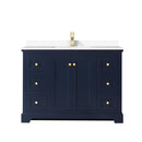 Avery 48" Free Standing Single Basin Vanity Set with Cabinet and Cultured Marble Vanity Top - image 17