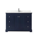Avery 48" Free Standing Single Basin Vanity Set with Cabinet and Cultured Marble Vanity Top - image 20