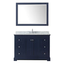 Avery 48" Free Standing Single Basin Vanity Set with Cabinet, Marble Vanity Top, and Framed Mirror - image 20